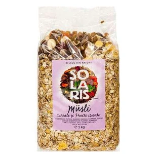 Musli granen en gedroogd fruit, 1 kg, Solaris