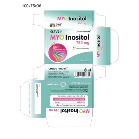 MYO Inositol, 30 capsule vegetale, Cosmopharm