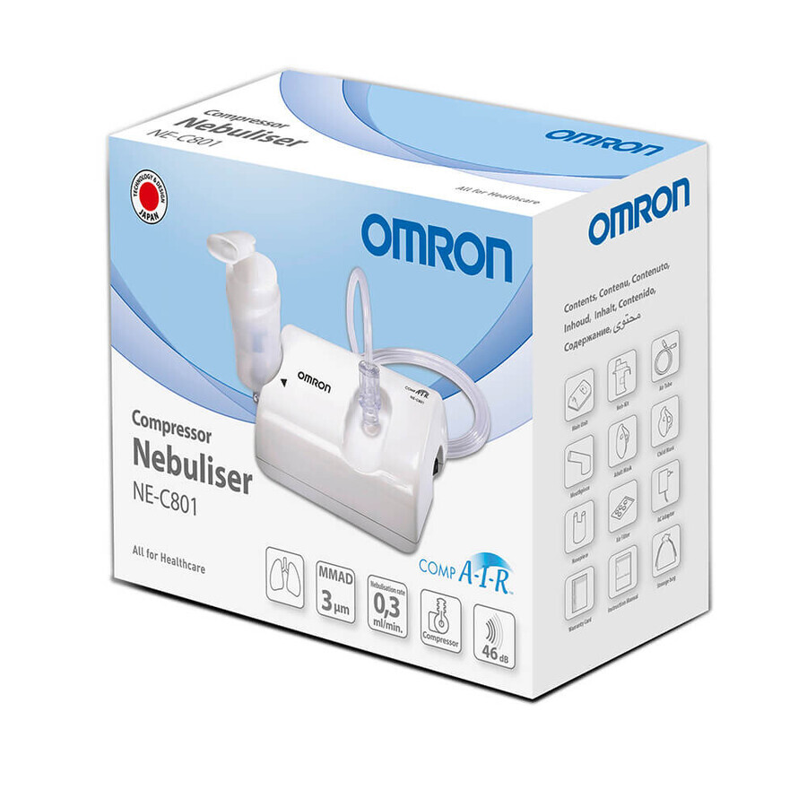 Nebulizer with compressor, NE-C801, Omron