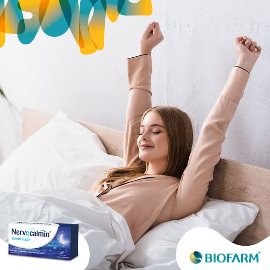 Nervocalmin Sleep Easy, 20 capsules, Biofarm