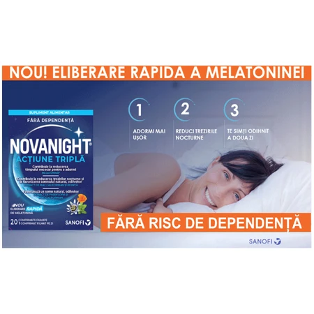 Novanight, 20 film-coated tablets, Sanofi