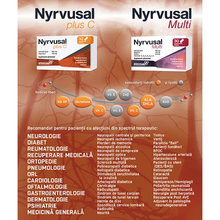 Nyrvusal Multi, 30 tablets, Nyrvusano