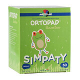 ORTOPAD Simpaty Master-Aid baby occluder, Medium, 76x54 mm, 50 pcs, Pietrasanta Pharma