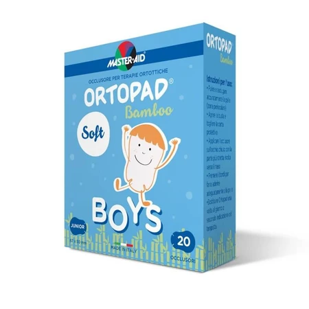 ORTOPAD SOFT Niños Master-Aid Mediano, 76x54 mm, 20 piezas, Pietrasanta Pharma