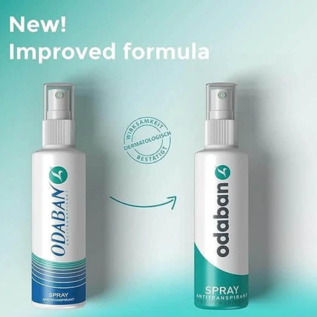 Odaban - Spray discret pour les aisselles, les pieds, les paumes et le visage, 30 ml, Mdm Healthcare