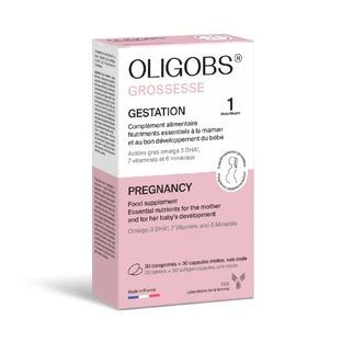 Oligobs Prenatal Omega 3, 30 tablets + 30 capsules, Laboratoire CCD