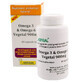 Omega 3 &amp;amp; Omega 6 vegetable, 900 mg, 40 capsules, Hofigal