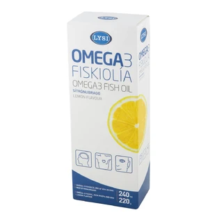 Omega 3 con sabor a limón, 240 ml, Lysi