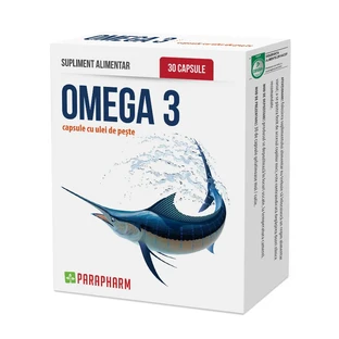 Omega-3 met visolie, 500 mg, 30 capsules, Parapharm