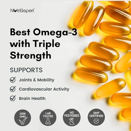 Omega 3 triple concentrate, 50 capsules, Solgar