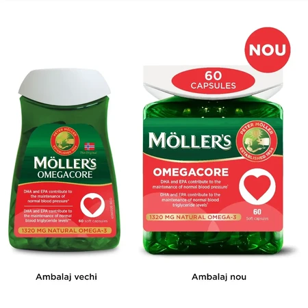 Omegacore, 60 zachte capsules, Möller's