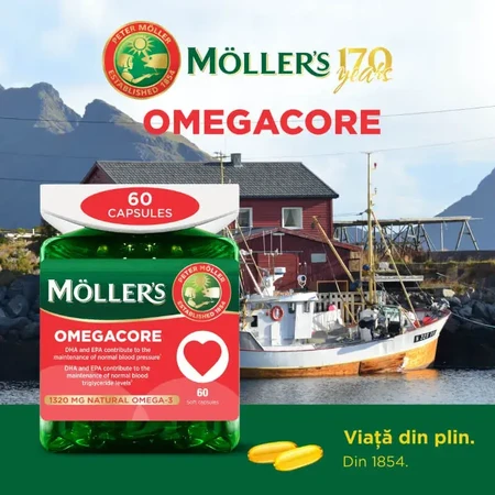 Omegacore, 60 zachte capsules, Möller's
