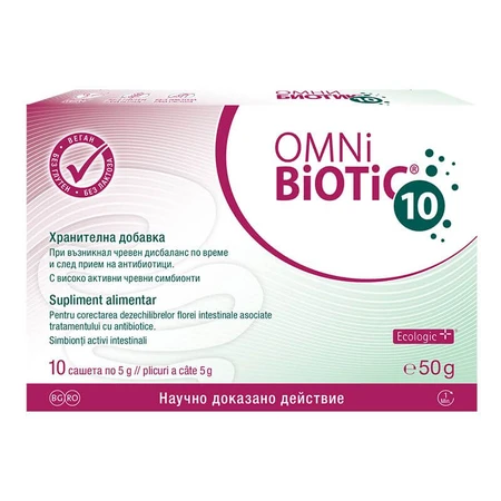 Omni-Biotic 10, 10 sachets, Instituut AllergoSan (OmniBiotic)