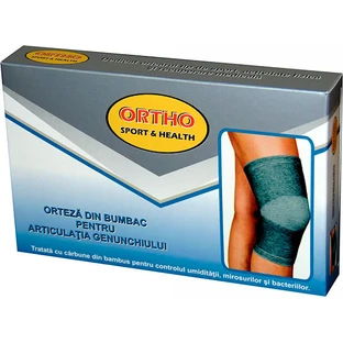 Bamboo Charcoal Treated Cotton Knee Joint Orthosis, Size L, Ortho