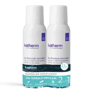 Package Herculane thermal water spray, 100 ml + 100 ml, Ivatherm