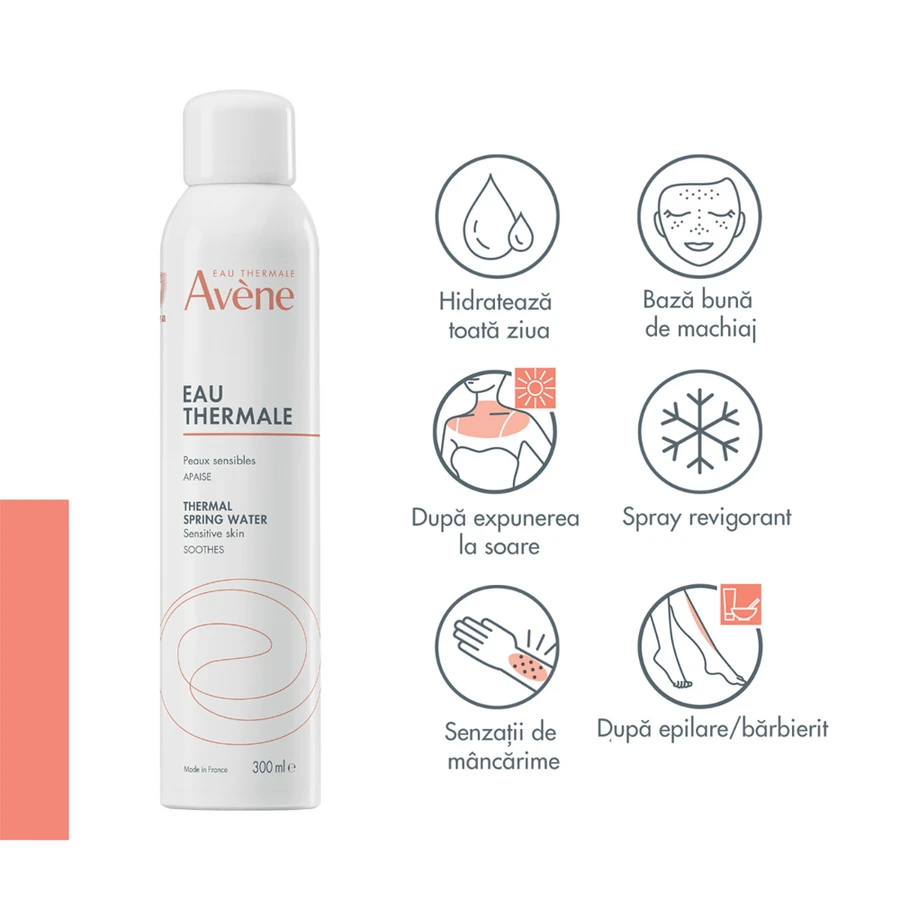 Thermal water spray pack, 300 ml + 300 ml, Avène