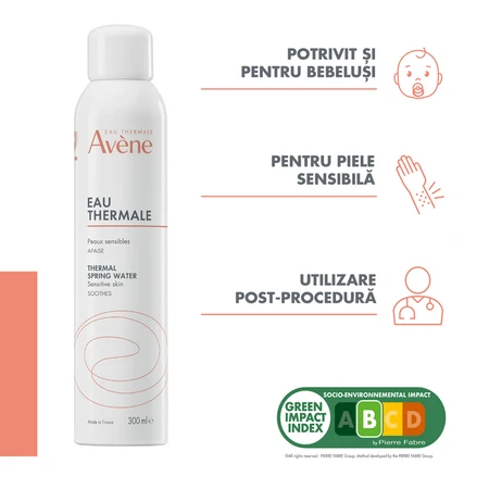 Thermal water spray pack, 300 ml + 300 ml, Avène
