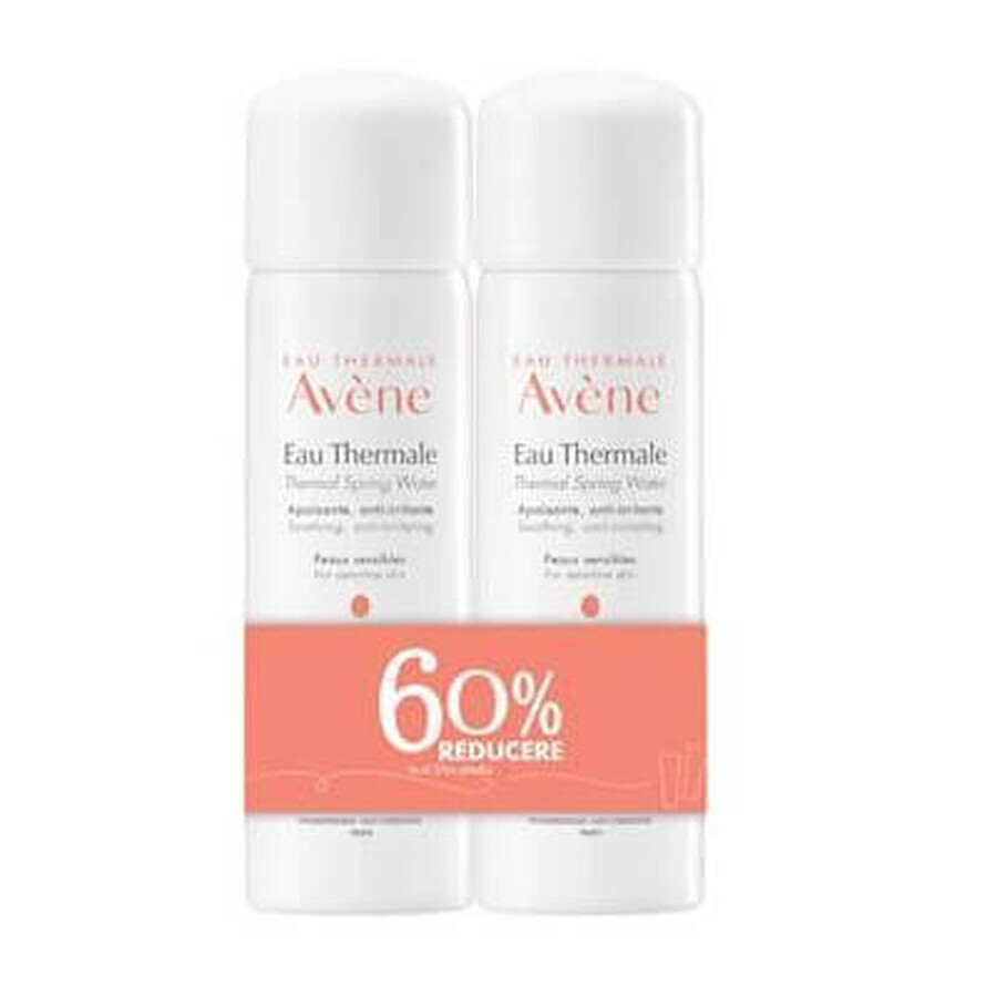 Buy Thermal water spray pack, 50 ml + 50 ml, Avene Thermal water spray pack, 50 ml + 50 ml, Avene