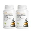 Set Ginkgo Biloba 100 mg, 60 + 60 Tabletten, Alevia