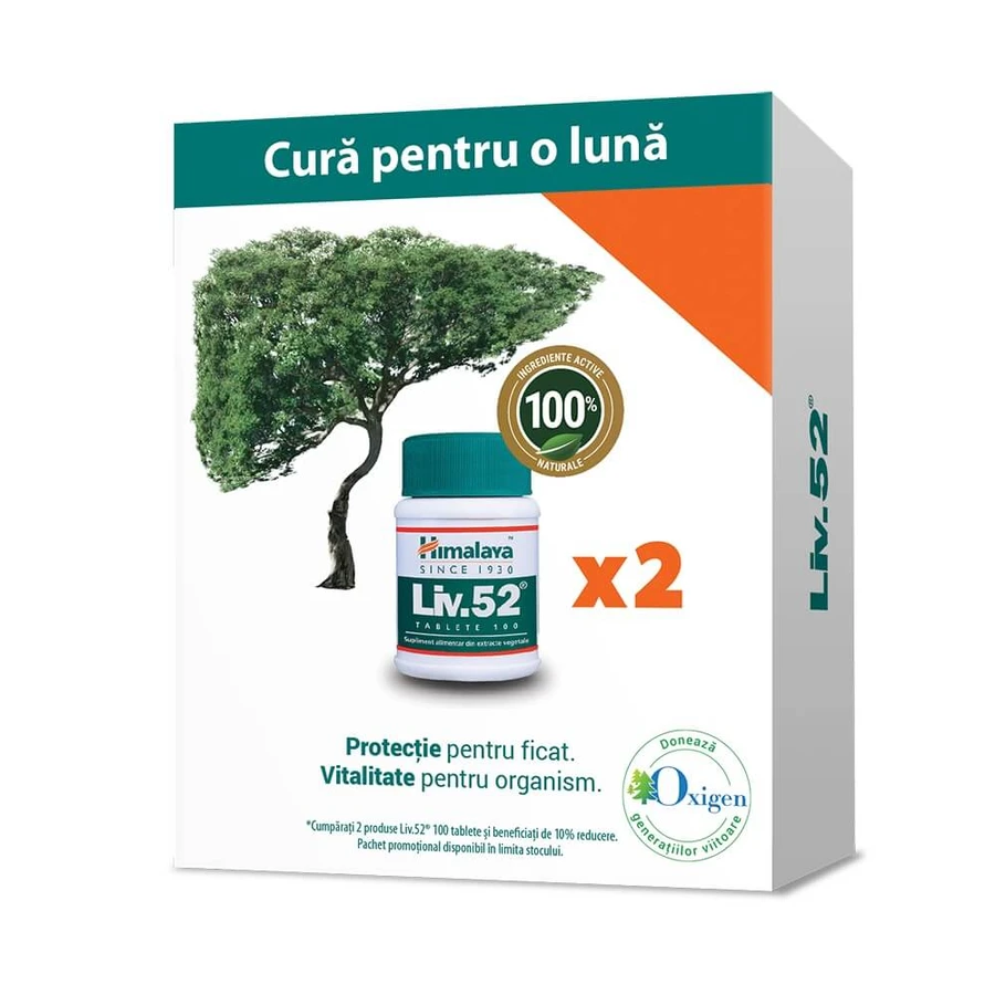 Liv 52 Packung 10 % Rabatt, 100 + 100 Tabletten, Himalaya