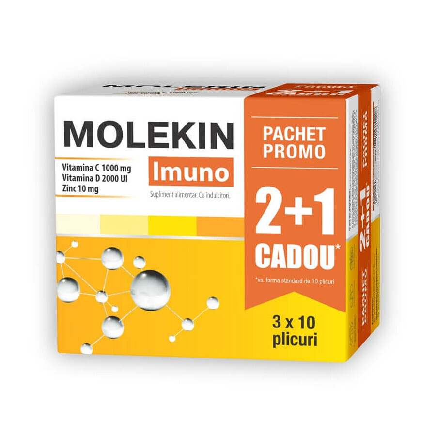 Paquet Molekin IMUNO, 20 + 10 sachets, Zdrovit