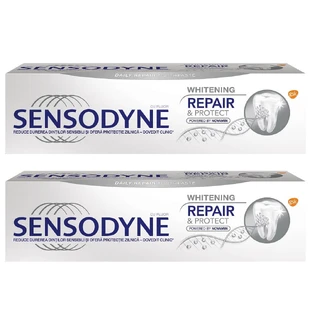 Sensodyne Whitening Repair & Protect Zahnpasta Packung, 75 ml + 75 ml, Gsk