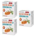 Olio di olivello spinoso e coenzima Q10 Pack, 30 capsule, 2+1, Parapharm Olio di olivello spinoso e coenzima Q10 Pack, 30 capsule, 2+1, Parapharm
