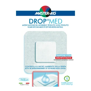 Postoperative dressing Drop Med 10x10 cm, 5 pieces, Pietrasanta Pharma
