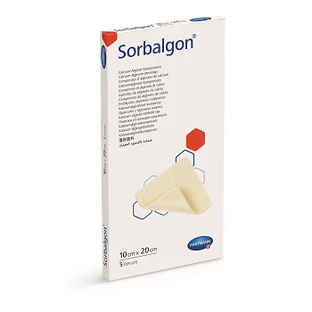 Apósito Sorbalgon (999589), 10x20 cm, 5 piezas, Hartmann