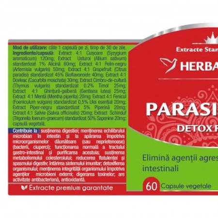 Parasites 12, 120 Kapseln, Herbagetica
