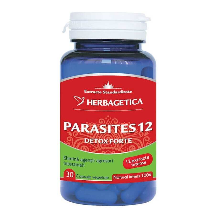 Parasites 12 Detox Forte, 30 capsules, Herbagetica