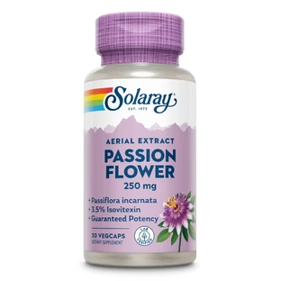Passionsblume 250mg Solaray, 30 Kapseln, Secom