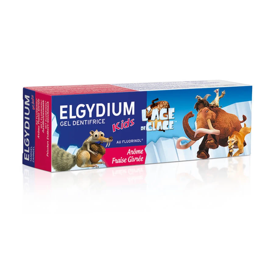 Kindertandpasta met aardbeiensmaak Ice Age, 3-6 jaar, 50 ml, Elgydium Kids