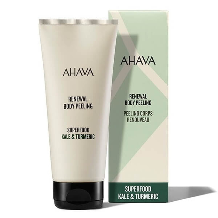 Body peeling with kale and turmeric, 200 ml, Ahava