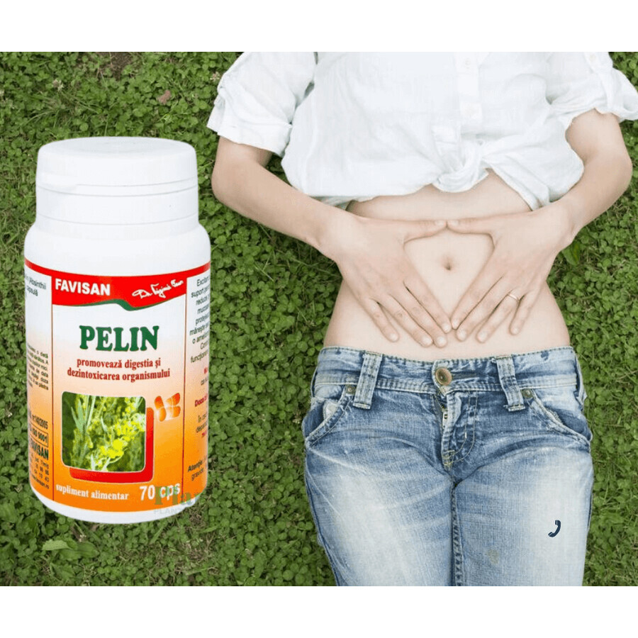 Pelin, 70 capsule, Favisan