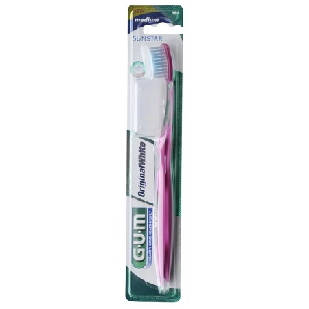 Cepillo de dientes, Original Blanco Medio, 563, Sunstar Gum