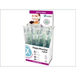 Happy Morning Miradent Xylitol disposable toothbrushes, 50 pcs, Hager & Werken