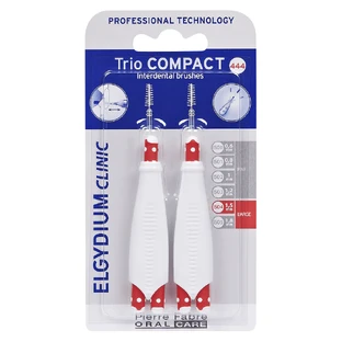 Trio Compact interdental brush, Large, 2 pieces, Elgydium