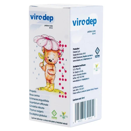 Virodep kinderdruppels 30 ml, Dr. Phyto