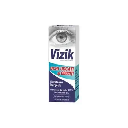 Vizik gotas para ojos secos y cansados, 10 ml, Zdrovit