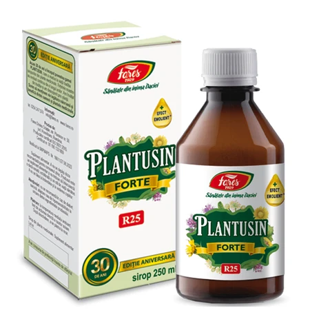 Plantusin Forte syrup, R25, 250 ml, Fares