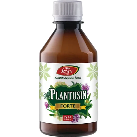 Plantusin Forte syrup, R25, 250 ml, Fares