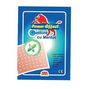 Anti-reumatische pleister met menthol, 1 stuk, Power Effect