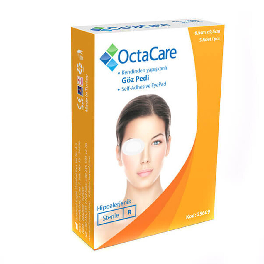 Buy OctaCare sterile eye patch, 6.5x9.5 cm, Octamed OctaCare sterile eye patch, 6.5x9.5 cm, Octamed