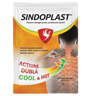 Sindoplast hydrogel pain relief patches, 3 pieces, Fiterman Pharma