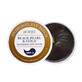 Eye patches with black and gold pearl powder, 60 pieces, Petitfee