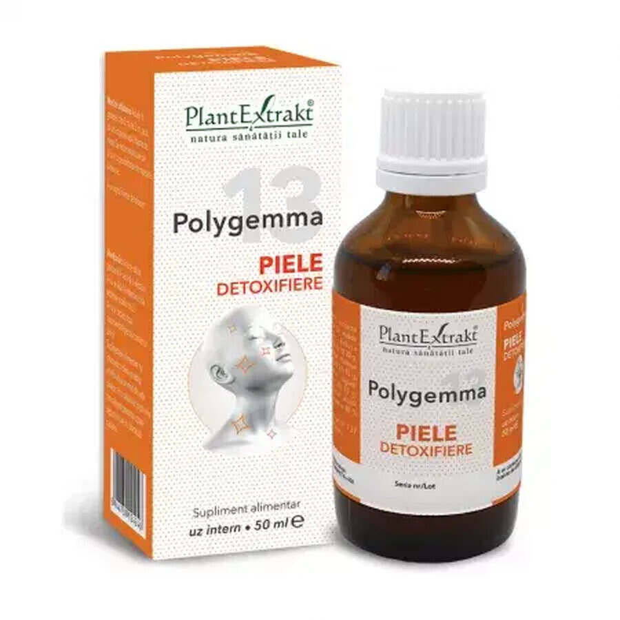 Polygemma 13 Disintossicazione della pelle, 50 ml, Plant Extrakt