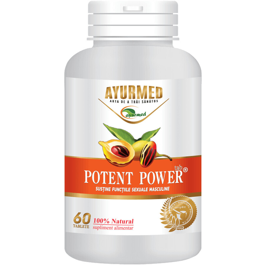 Potent Power, 50 comprimés, Ayurmed
