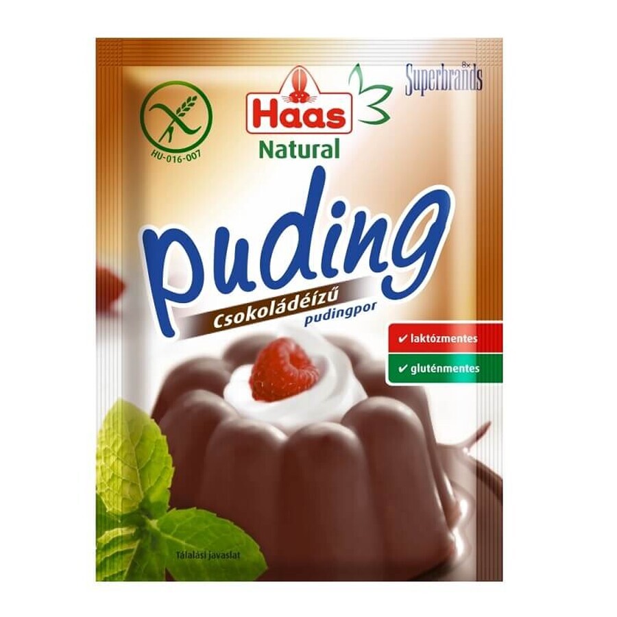 Buy Gluten-free chocolate pudding powder, 44 g, Haas Natural Gluten-free chocolate pudding powder, 44 g, Haas Natural