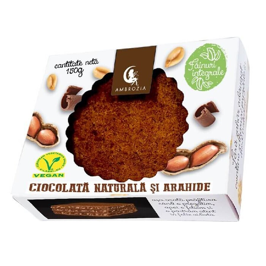 Shop Schokoladen-Erdnuss-Kuchen ohne Zuckerzusatz, 150 g, Hiper Ambrozia Schokoladen-Erdnuss-Kuchen ohne Zuckerzusatz, 150 g, Hiper Ambrozia